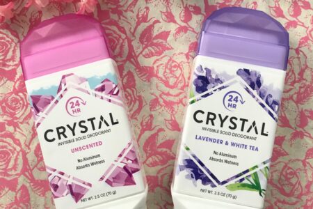 closeup of Crystal Invisible Solid Deodorant, neversaydiebeauty.com