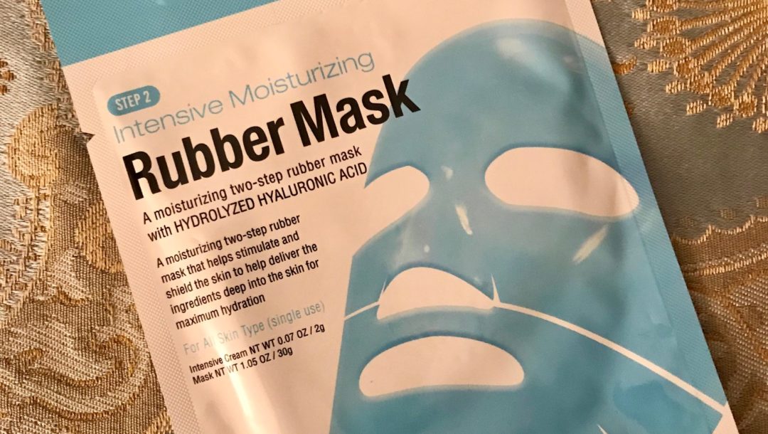 Masqueology Intensive Moisturizing Rubber Mask packaging, neversaydiebeauty.com