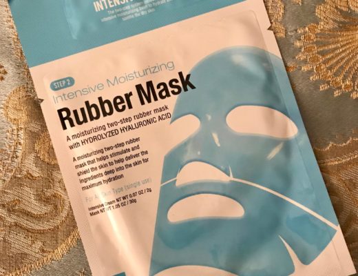 Masqueology Intensive Moisturizing Rubber Mask packaging, neversaydiebeauty.com