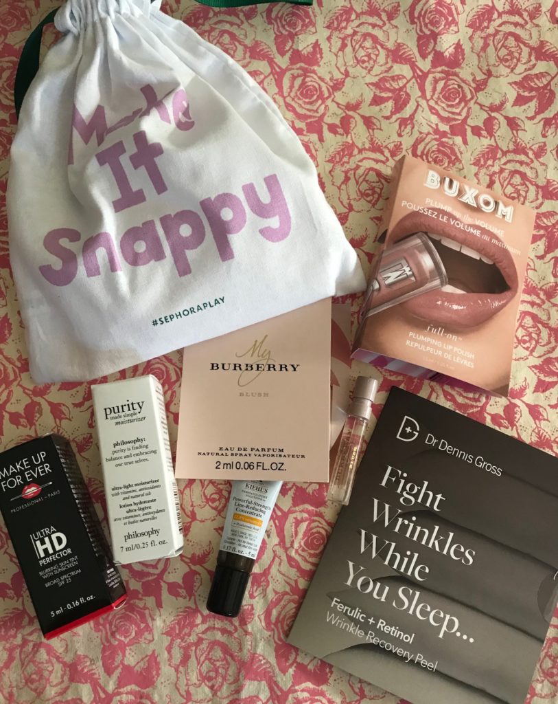 contents of my April 2018 Sephora Play bag, neversaydiebeauty.com
