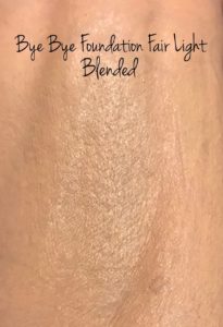 blended Bye Bye Foundation from IT Cosmetics shade Fair Light, neversaydiebeauty.com