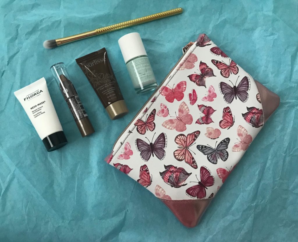 makeup and skincare items in my April 2018 Ipsy bag, neversaydiebeauty.com