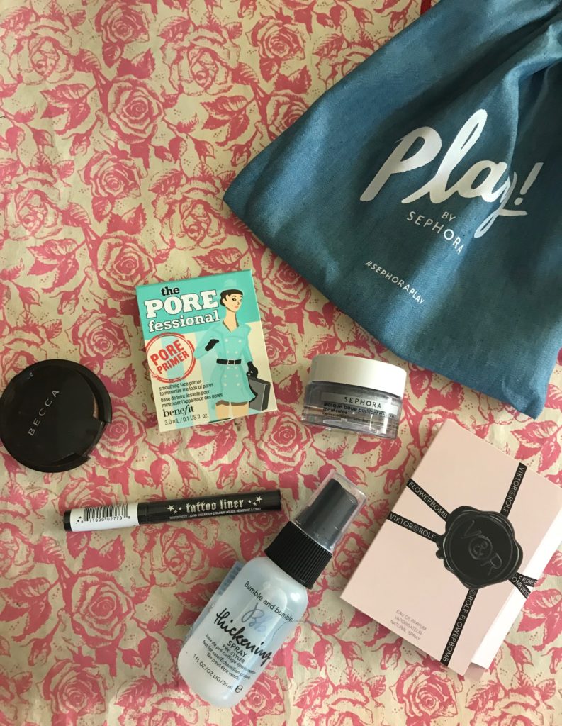 contents of my Sephora Play bag for May 2018, neversaydiebeauty.com
