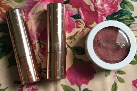 ColourPop Lux lipstick tubes and Super Shock Blush, neversaydiebeauty.com