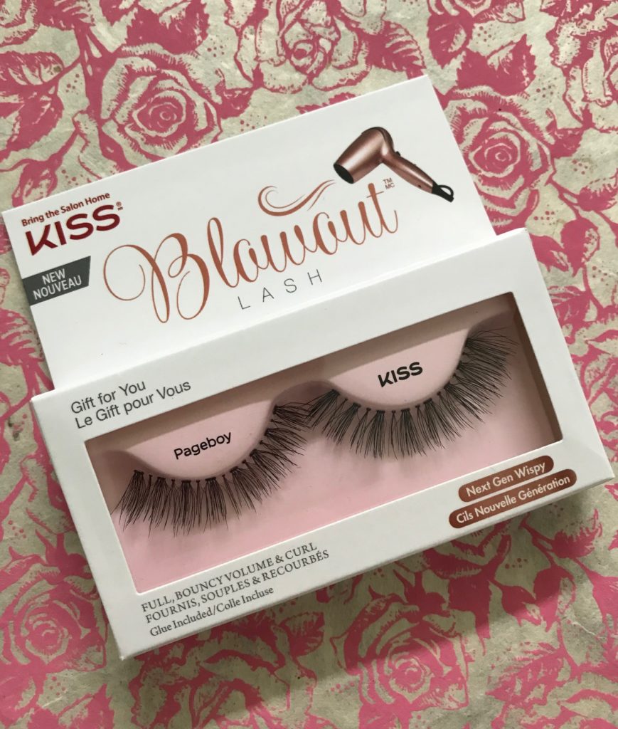 KISS Blowout Lash false lashes in style, Pageboy, neversaydiebeauty.com
