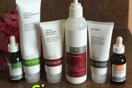 giveaway of 6 different Zenmed skincare products, neversaydiebeauty.com