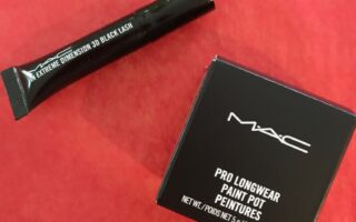 my MAC purchase: Paint Pot and mascara sample, neversaydiebeauty.com