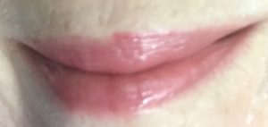 Anastasia Beverly Hills Lip Gloss, shade Metallic Rose, lip swatch, neversaydiebeauty.com