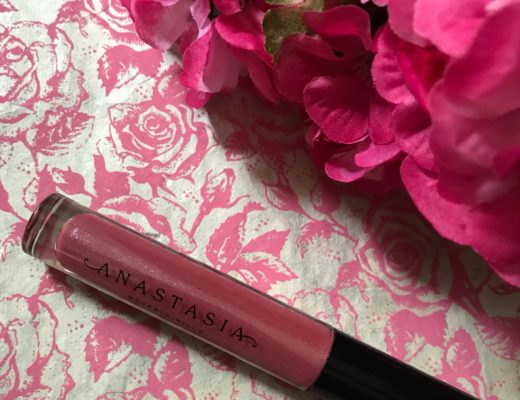 Anastasia Beverly Hills Lip Gloss tube of shade Metallic Rose, neversaydiebeauty.com