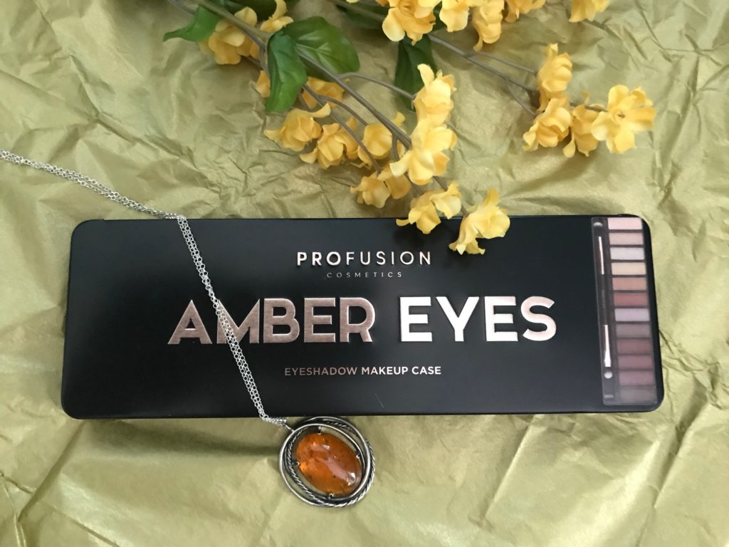 Amber Eyes eyeshadow palette from Profusion Cosmetics, neversaydiebeauty.com