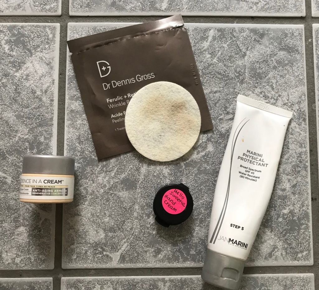 empty skincare products, neversaydiebeauty.com