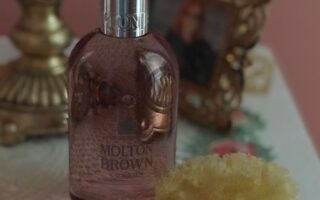 Molton Brown Rhubarb & Rose Bath & Shower Gel, neversaydiebeauty.com