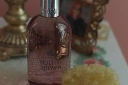 Molton Brown Rhubarb & Rose Bath & Shower Gel, neversaydiebeauty.com