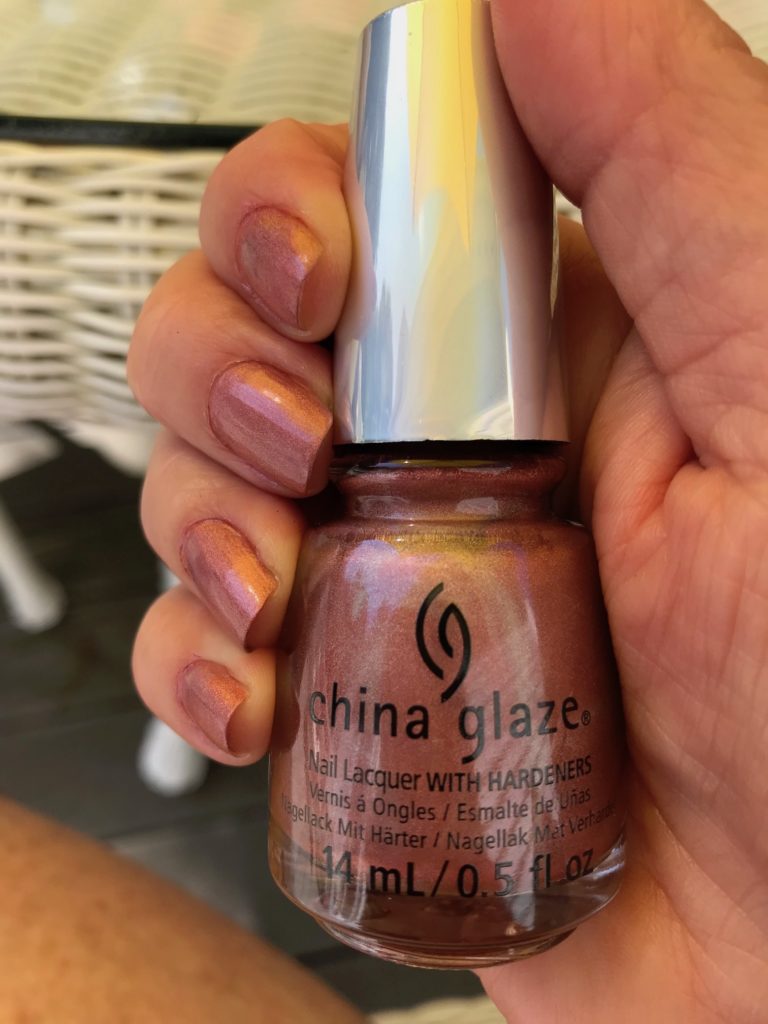 my nails wearing China Glaze shade TTYL (not in the sun), neversaydiebeauty.com
