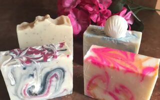 handmade natural soaps from Nature Island Botanicals, neversaydiebeauty.com