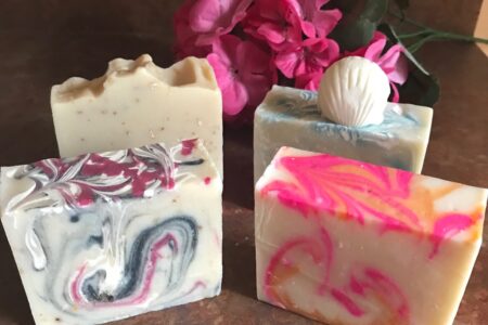 handmade natural soaps from Nature Island Botanicals, neversaydiebeauty.com