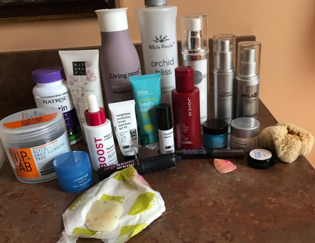 empty cosmetics used up during summer 2018, neversaydiebeauty.com