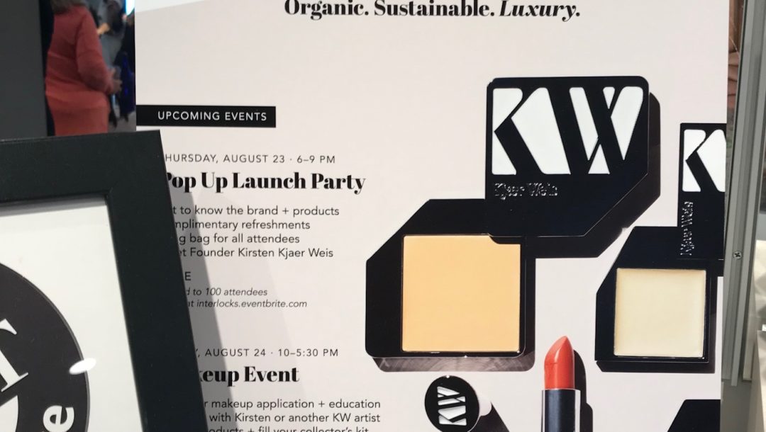 Kjaer Weis launch party announcement with shots of the makeup, neversaydiebeauty.com