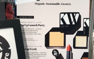 Kjaer Weis launch party announcement with shots of the makeup, neversaydiebeauty.com