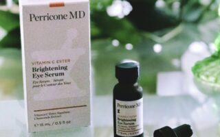 Perricone MD box, bottle and dropper, neversaydiebeauty.com