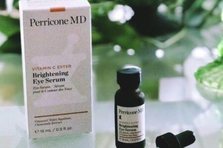 Perricone MD box, bottle and dropper, neversaydiebeauty.com