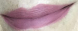 lip swatch of Vintage Rose, a pink-purple shade, GrandeLips HydraPlump Liquid Lipstick, neversaydiebeauty.com