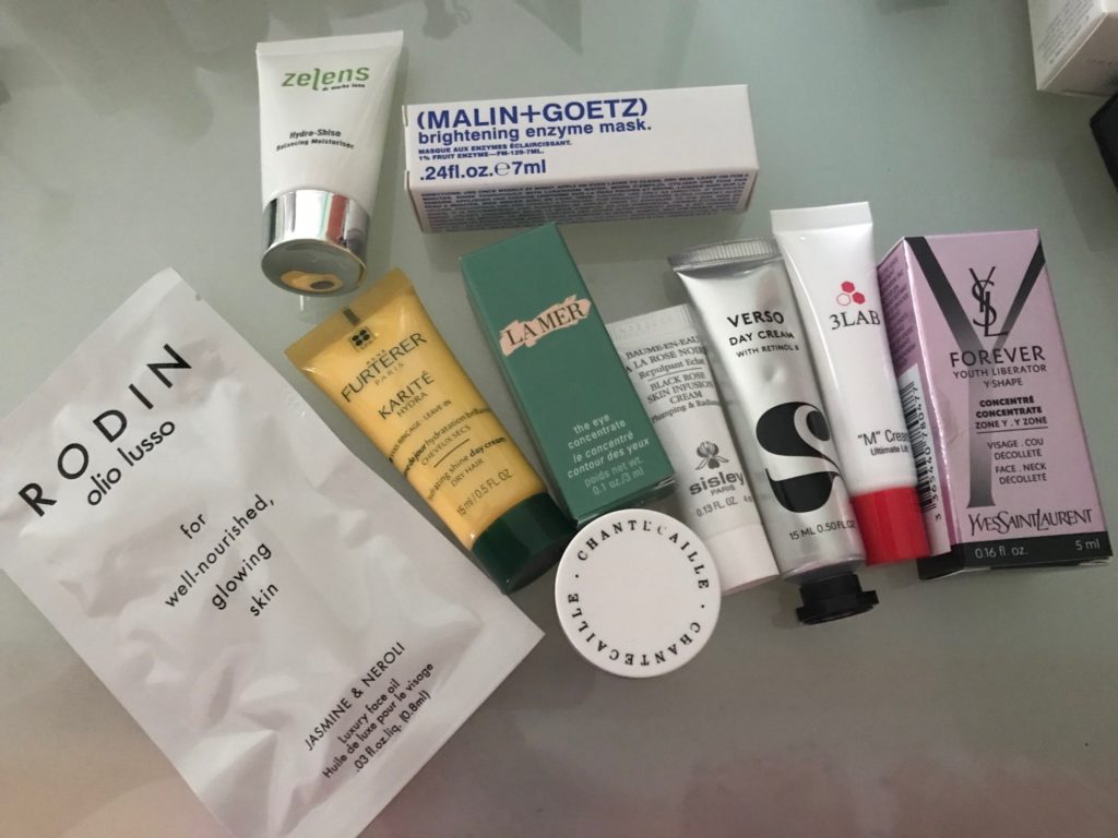 skincare samples from Barneys NY fall beauty bag 2018, neversaydiebeauty.com