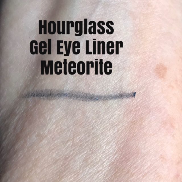 grey swatch of Hourglass Gel Eye Liner in Meteorite, a medium grey shade, neversaydiebeauty.com