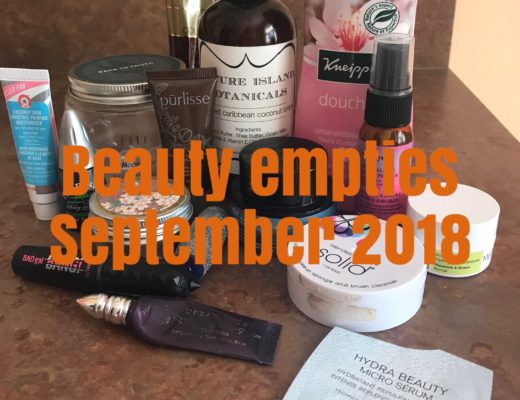 empty beauty products from September 2018, neversaydiebeauty.com