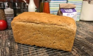 whole wheat home baked loaf of bread, neversaydiebeauty.com