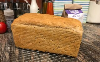 whole wheat home baked loaf of bread, neversaydiebeauty.com