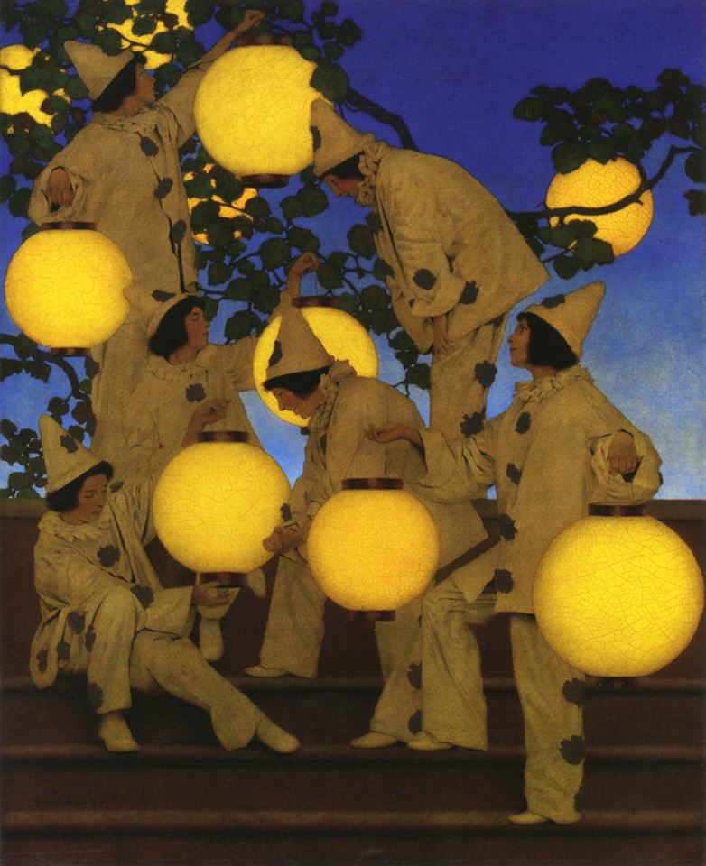 The Lantern Bearers, painted by Maxfield Parrish in 1908