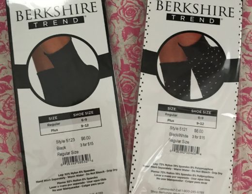 Berkshire Anklets: Cozy Hose and Opaque Dots, outer packaging, neversaydiebeauty.com