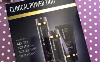 DefenAge Clinical Power Trio outer packaging, neversaydiebeauty.com