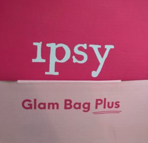 mailing box logos for Ipsy Glam Bag Plus, neversaydiebeauty.com