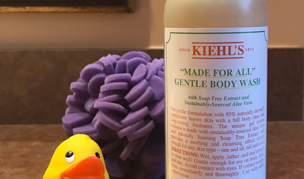 Kiehl's Gentle Body Wash plastic bottle, neversaydiebeauty.com