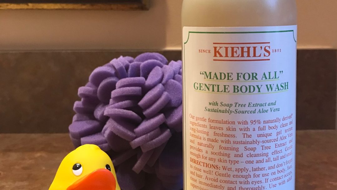 Kiehl's Gentle Body Wash plastic bottle, neversaydiebeauty.com