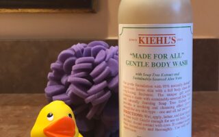 Kiehl's Gentle Body Wash plastic bottle, neversaydiebeauty.com