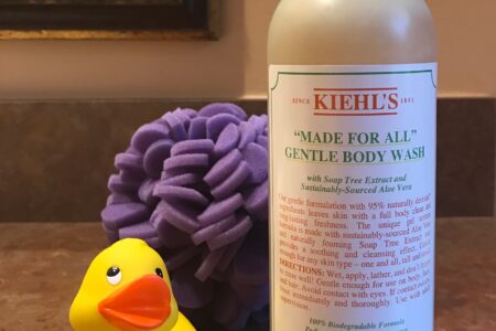 Kiehl's Gentle Body Wash plastic bottle, neversaydiebeauty.com