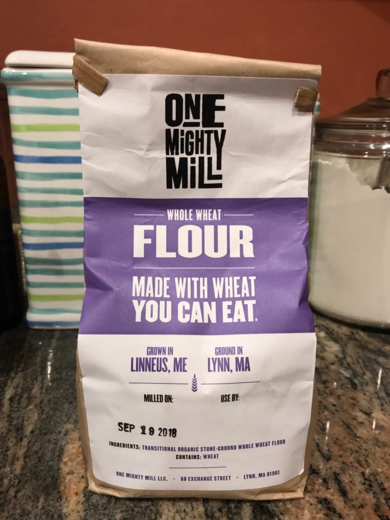 One Mighty Mill organic whole wheat flour, 2 lb. bag, neversaydiebeauty.com