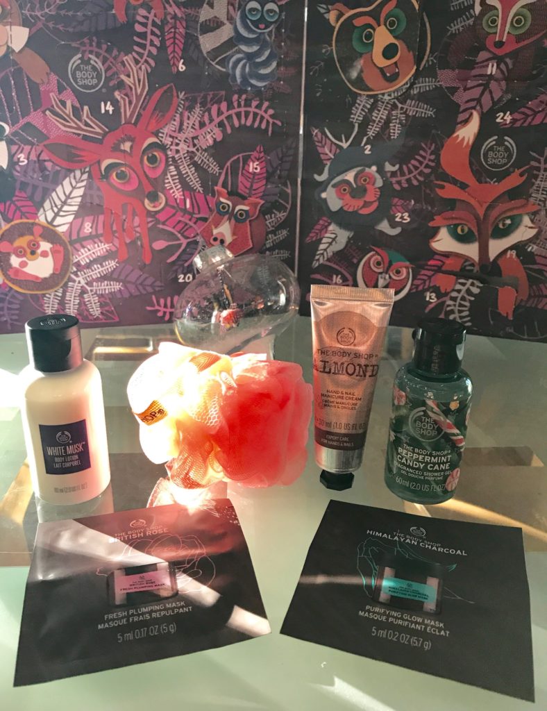 2nd 6 products from 24 Days of Enchanted Beauty advent calendar from The Body Shop, neversaydiebeauty.com