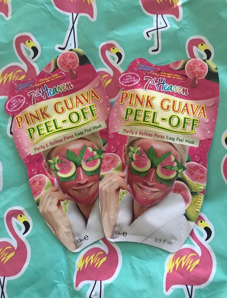 two 7th Heaven Pink Guava Peel-off Masks, neversaydiebeauty.com