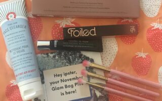 contents of my November 2018 Ipsy Glam Bag Plus, neversaydiebeauty.com