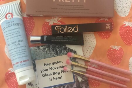 contents of my November 2018 Ipsy Glam Bag Plus, neversaydiebeauty.com