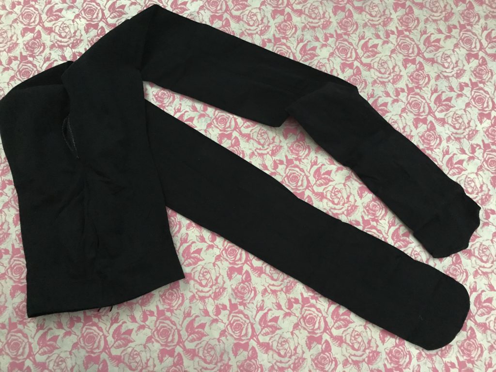 Berkshire Easy On Velvet Touch Tights, black, out of the package, neversaydiebeauty.com