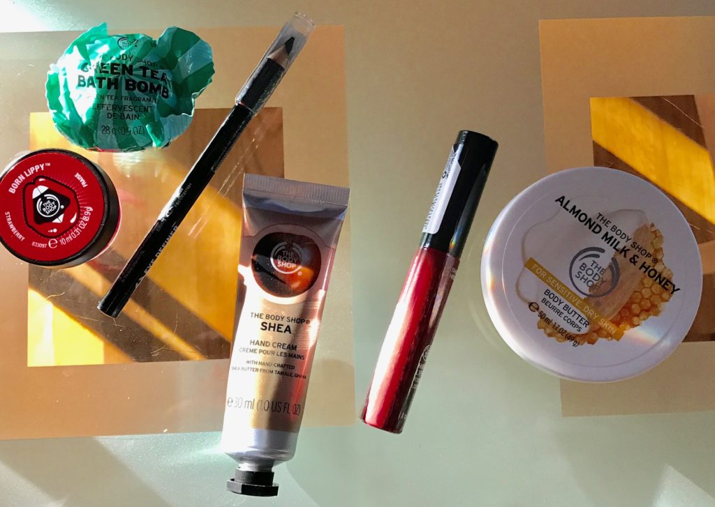 final 6 products from 24 Days of Enchanted Beauty advent calendar from The Body Shop, neversaydiebeauty.com