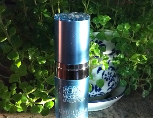 bottle of Robin McGraw Instant Face Shaper probably from a new batch, neversaydiebeauty.com