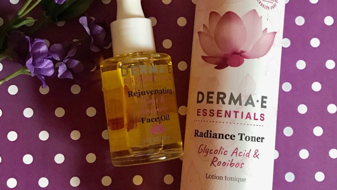 Derma E Essentials Rejuvenating Face Oil and Radiance Toner, neversaydiebeauty.com