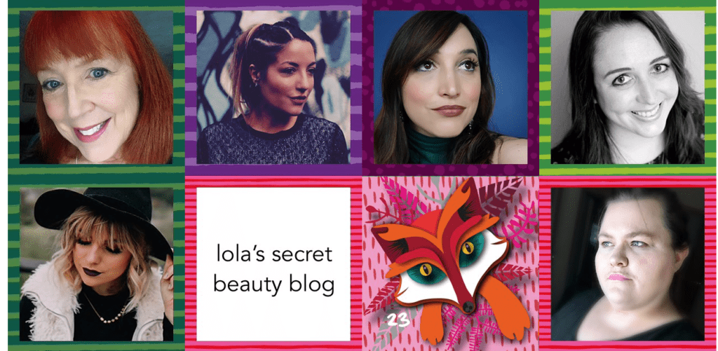 some of the bloggers featured on The Body Shop Advent Calendar page of their website 2018 including me, neversaydiebeauty.com