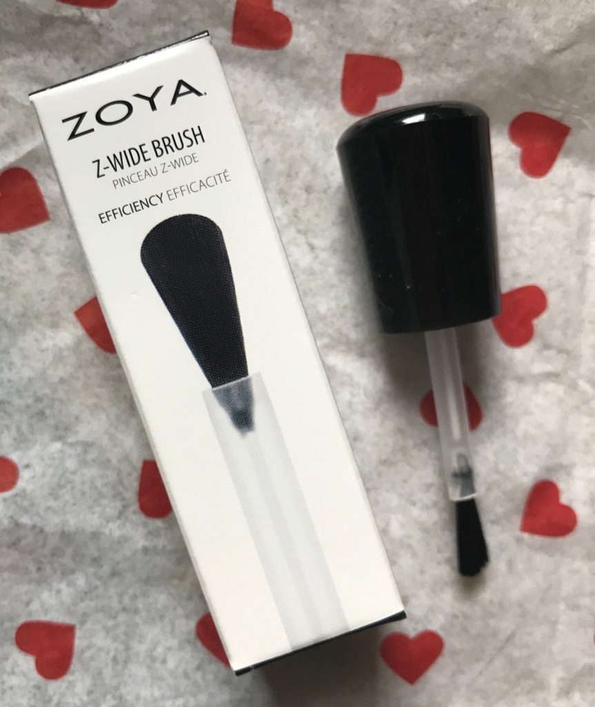 Zoya's new Z wide brush, neversaydiebeauty.com